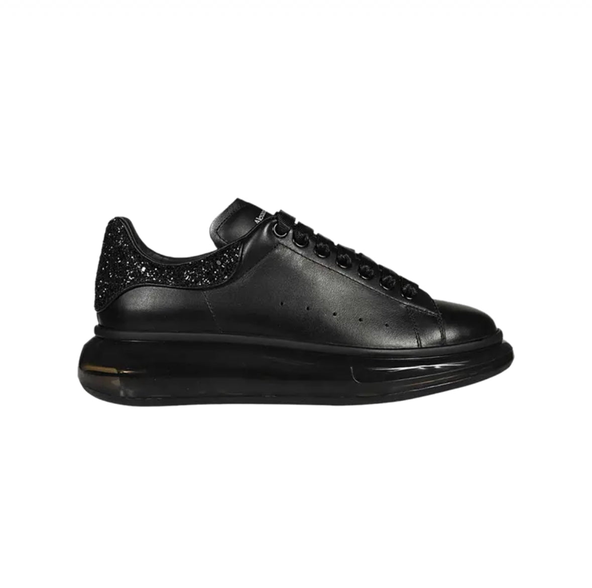 ALEXANDER MCQUEEN BLACK GLITTER