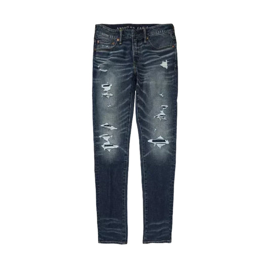 AE AIRFLEX+ SKINNY JEAN CON RASGADOS
